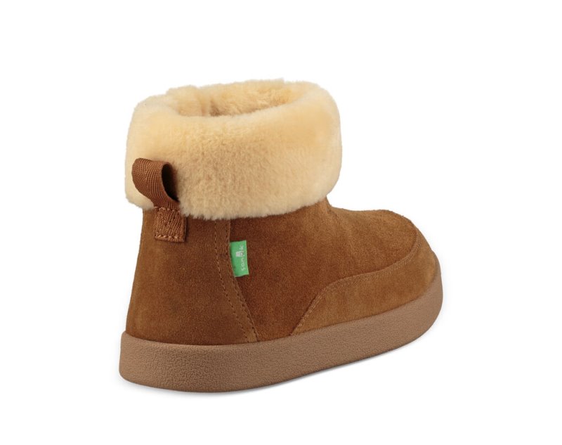 Botas Sanuk New Bootah Gamuza Mujer Marrom | MX-593702