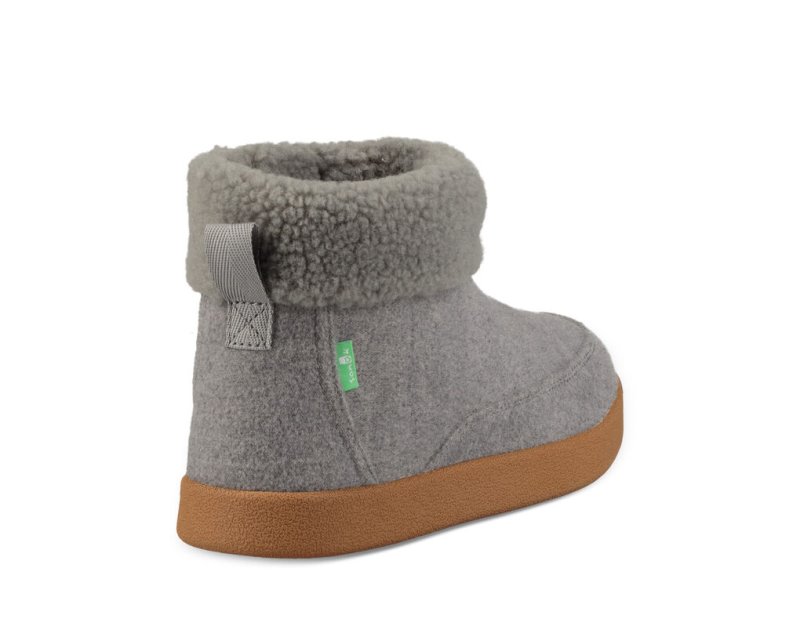 Botas Sanuk New Bootah Mujer Grises | MX-395032