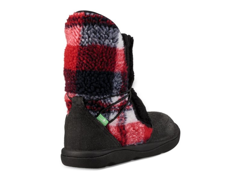 Botas Sanuk Tripper Flurry Mujer Negros | MX-520423