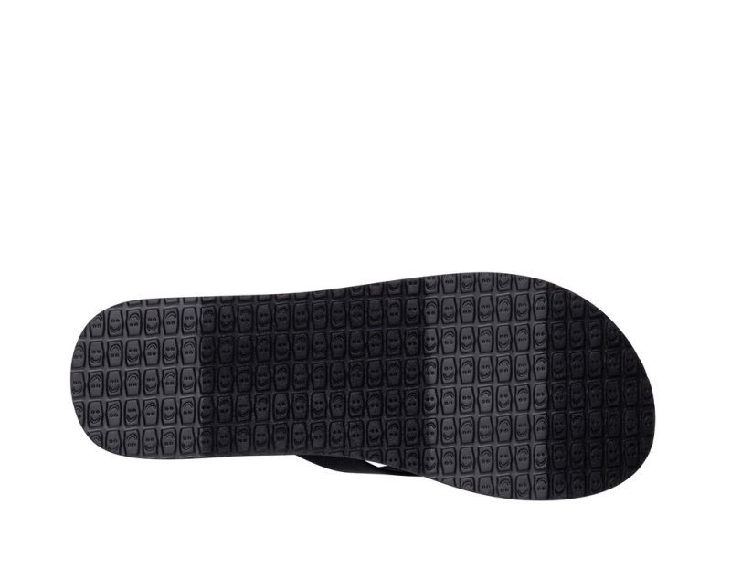 Chanclas Sanuk Ashland ST Vegan Mujer Negros | MX-446163