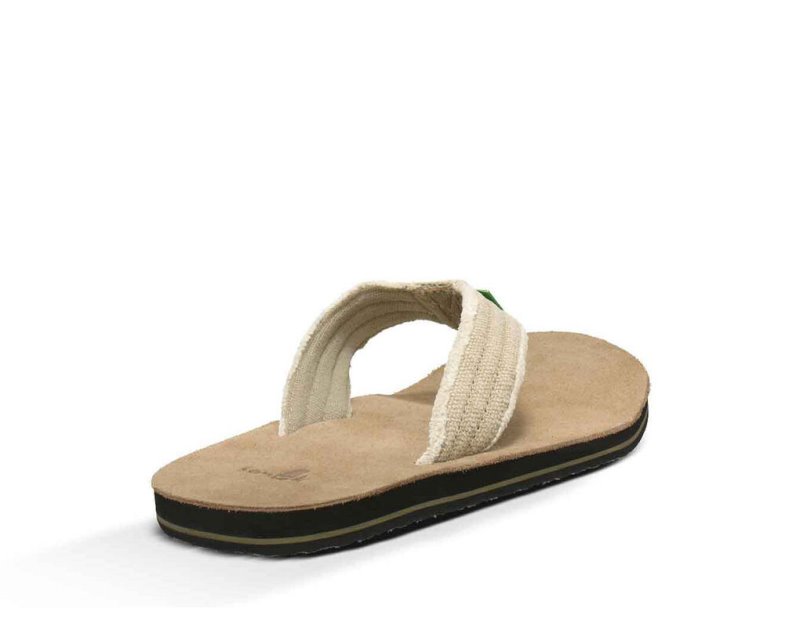 Chanclas Sanuk Fraid Not Hombre Kaki | MX-648600