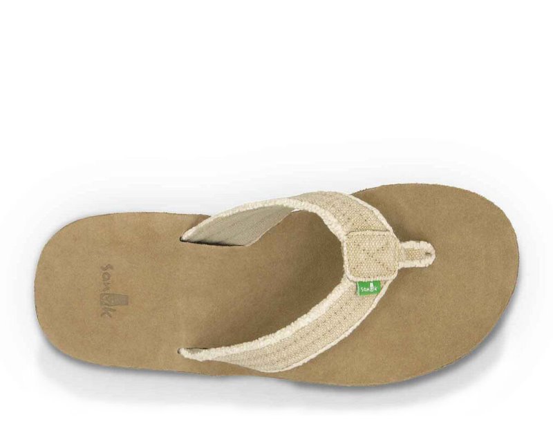 Chanclas Sanuk Fraid Not Hombre Kaki | MX-648600