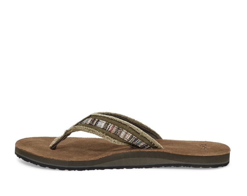 Chanclas Sanuk Fraid So Eco-Friendly Hombre Marrom | MX-677800