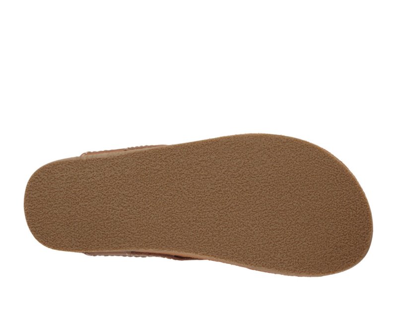 Chanclas Sanuk She Loungey Cuero Mujer Marrom | MX-919802