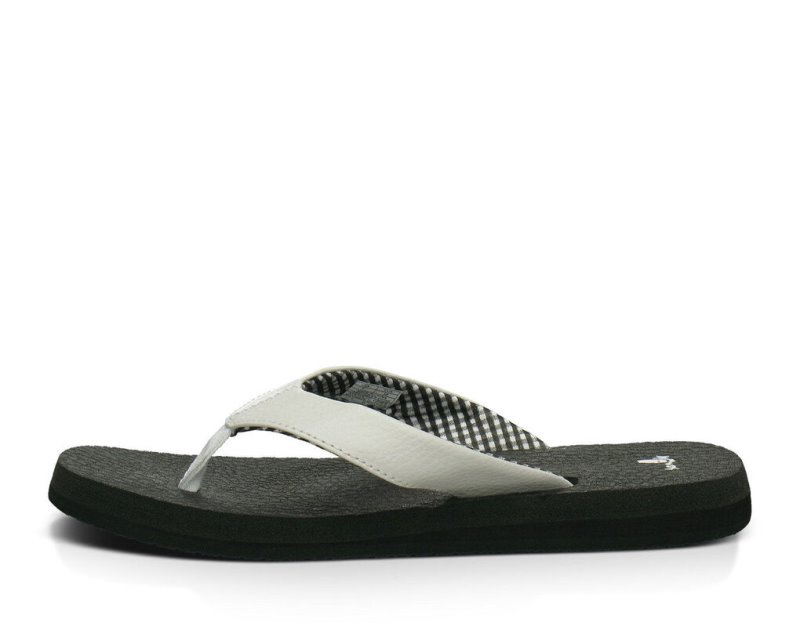 Chanclas Sanuk Yoga Mat Mujer Blancos | MX-199247