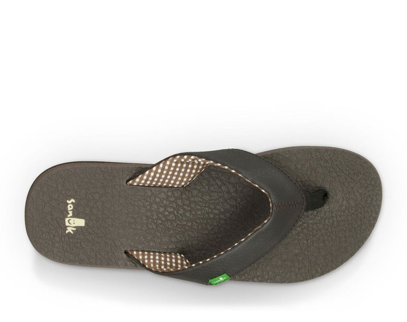 Chanclas Sanuk Yoga Mat Mujer Marrom | MX-053919