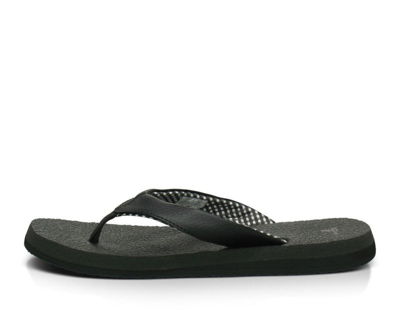 Chanclas Sanuk Yoga Mat Mujer Negros | MX-415637