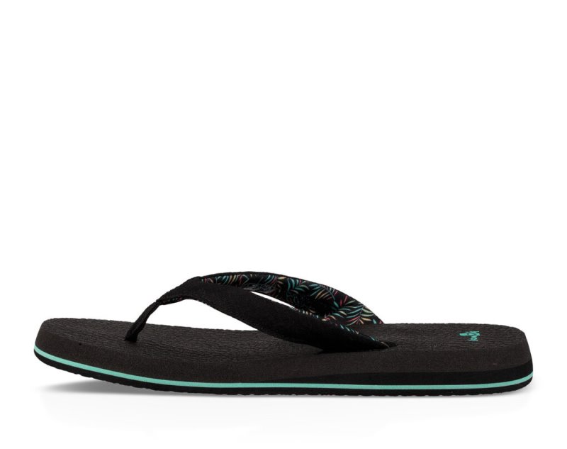 Chanclas Sanuk Yoga Paradise 2 Mujer Negros | MX-570900