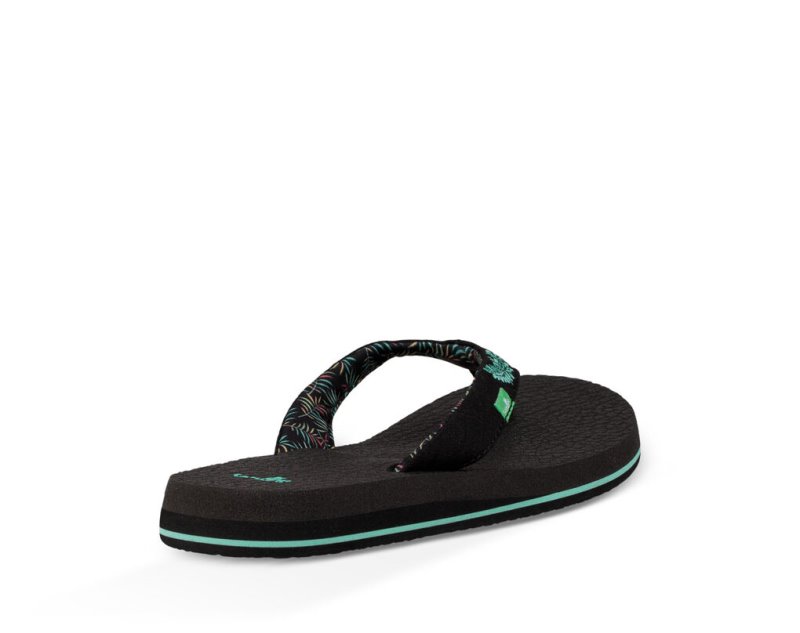 Chanclas Sanuk Yoga Paradise 2 Mujer Negros | MX-570900