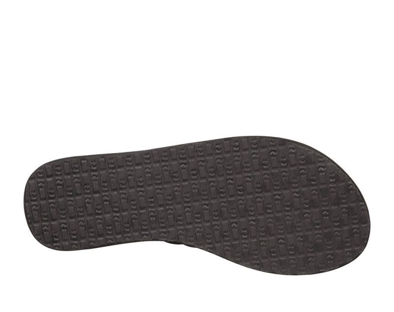 Chanclas Sanuk Yoga Salty Mujer Negros | MX-811417