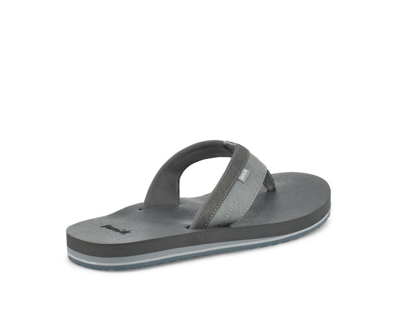 Chanclas Sanuk Ziggy Agua-Friendly Hombre Grises | JSOP1409