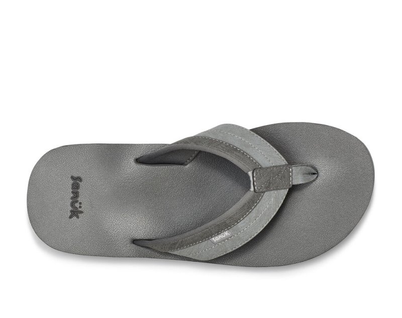 Chanclas Sanuk Ziggy Agua-Friendly Hombre Grises | JSOP1409