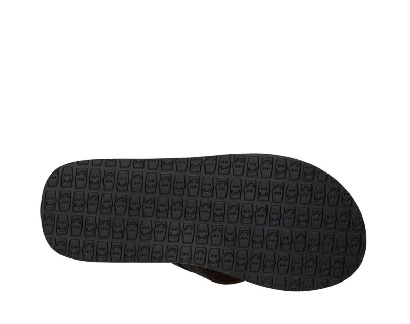 Chanclas Sanuk Ziggy Agua-Friendly Hombre Marrom Oscuro | MX-506251