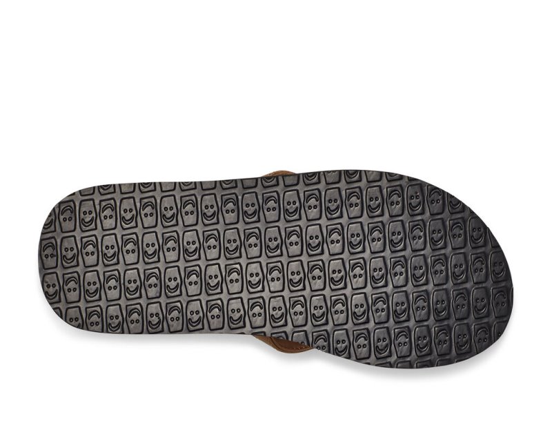 Chanclas Sanuk Ziggy Agua-Friendly Hombre Marrom | MX-581048