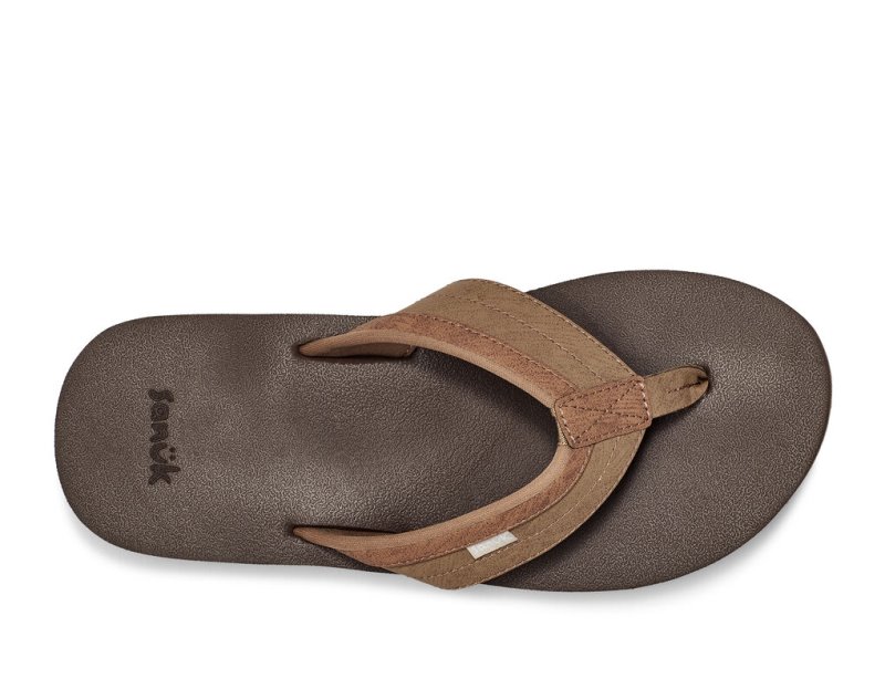 Chanclas Sanuk Ziggy Agua-Friendly Hombre Marrom | MX-581048