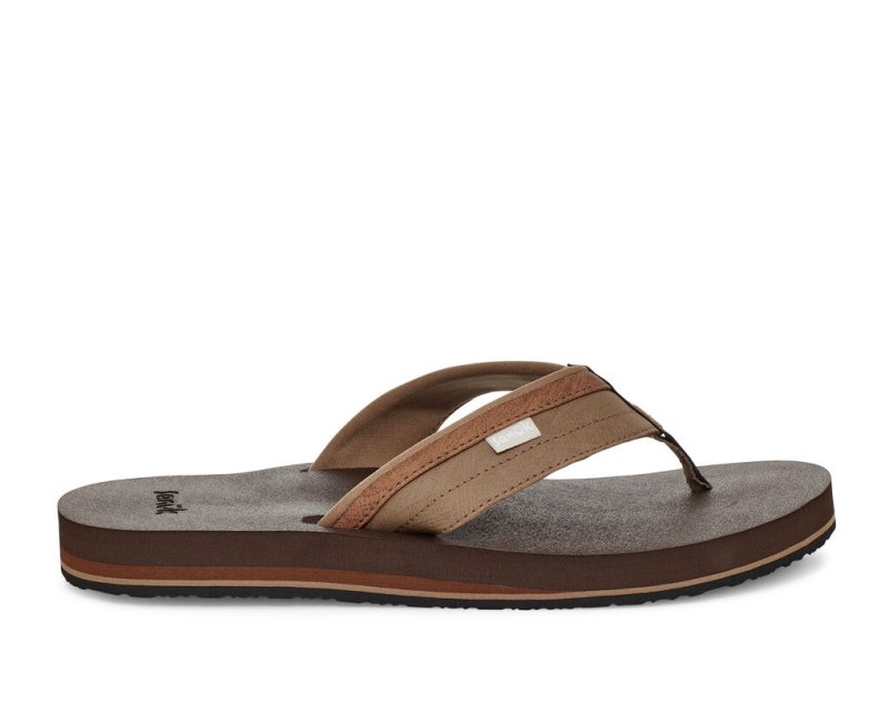 Chanclas Sanuk Ziggy Agua-Friendly Hombre Marrom | MX-581048