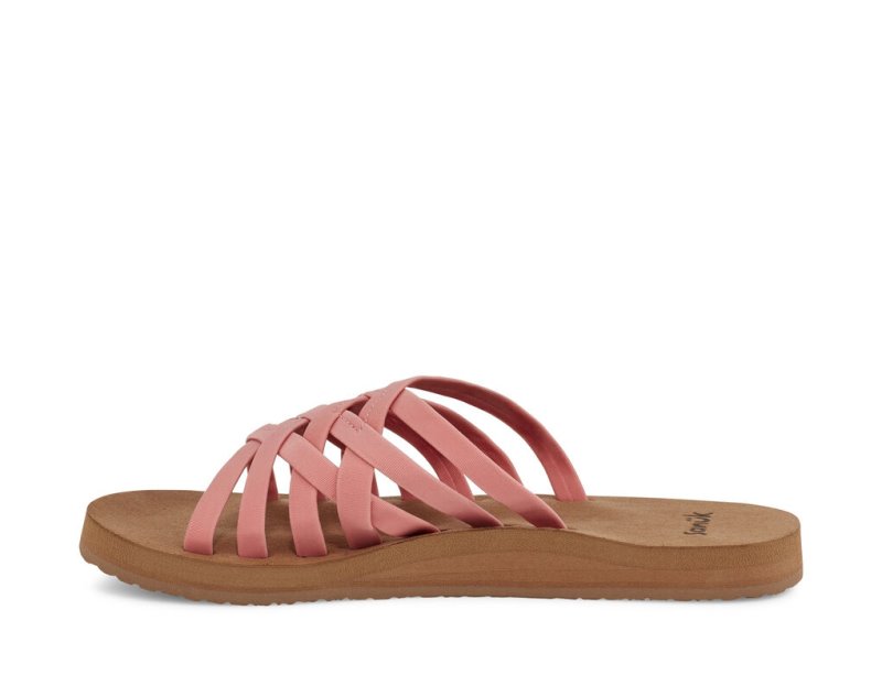 Sandalias Sanuk Rio Chanclas Mujer Rosas | MX-964958