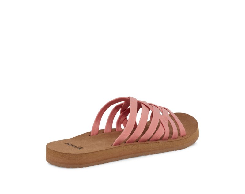 Sandalias Sanuk Rio Chanclas Mujer Rosas | MX-964958