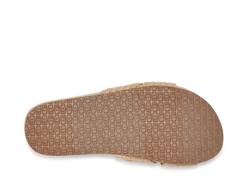 Sandalias Sanuk She Cruzy Jute Vegan Chanclas Mujer Kaki | MX-496836