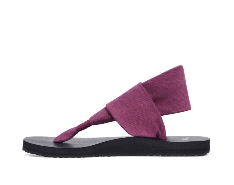 Sandalias Sanuk Sling ST Vegan Mujer Morados | MX-594105