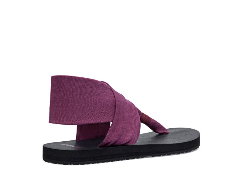 Sandalias Sanuk Sling ST Vegan Mujer Morados | MX-594105