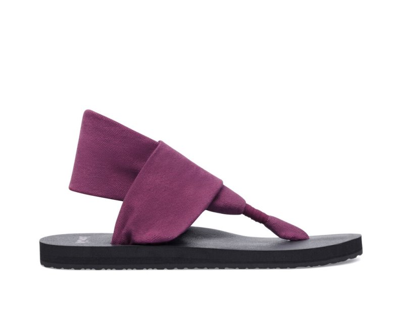 Sandalias Sanuk Sling ST Vegan Mujer Morados | MX-594105