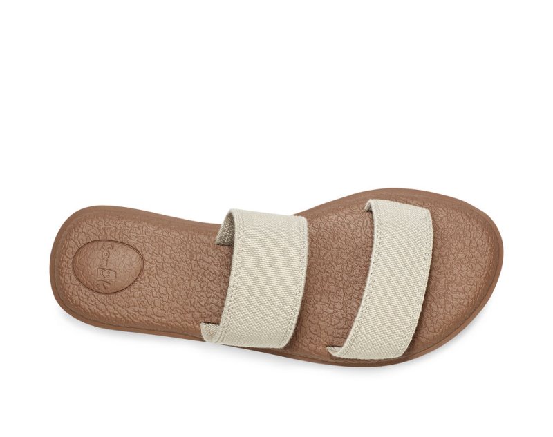 Sandalias Sanuk Yoga Gora Mujer Marrom Beige | MX-909897