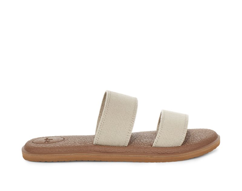 Sandalias Sanuk Yoga Gora Mujer Marrom Beige | MX-909897