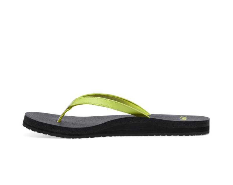 Sandalias Sanuk Yoga Joy Mujer Amarillos | MX-176821