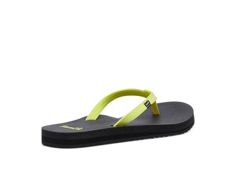 Sandalias Sanuk Yoga Joy Mujer Amarillos | MX-176821