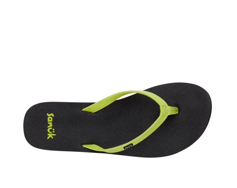 Sandalias Sanuk Yoga Joy Mujer Amarillos | MX-176821