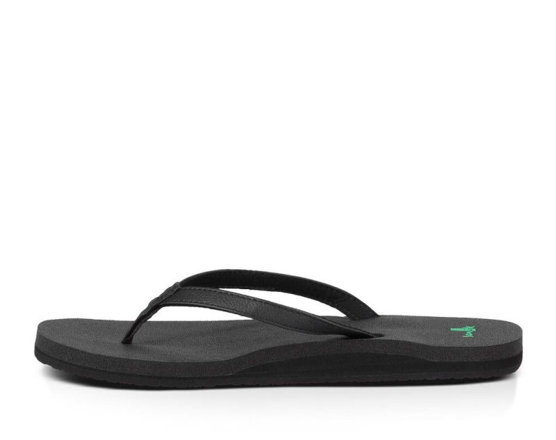 Sandalias Sanuk Yoga Joy Mujer Negros | MX-927960