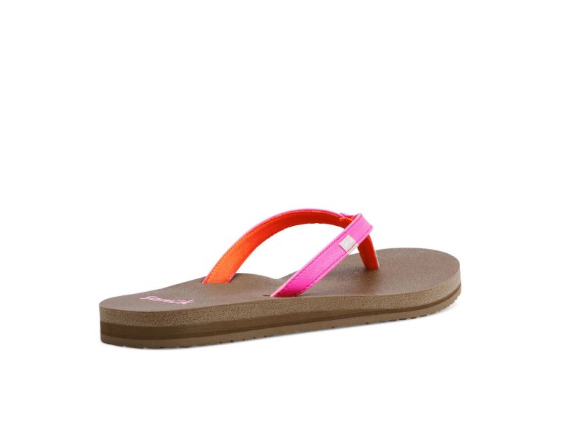 Sandalias Sanuk Yoga Joy Mujer Rosas | MX-112521