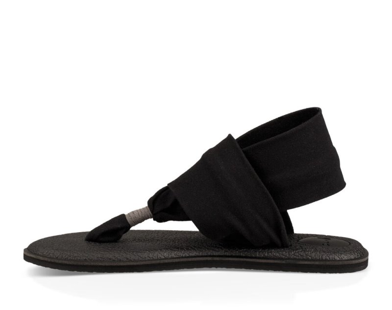 Sandalias Sanuk Yoga Sling 2 Mujer Negros | MX-842018