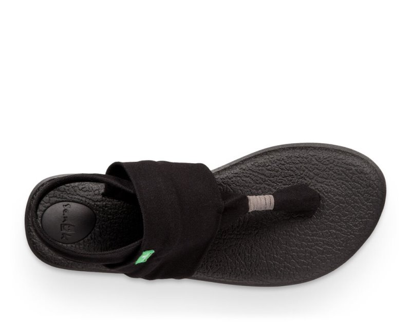 Sandalias Sanuk Yoga Sling 2 Mujer Negros | MX-842018