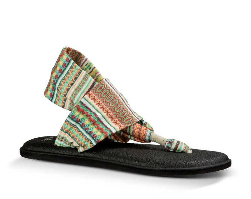 Sandalias Sanuk Yoga Sling 2 Prints Mujer Multicolor | MX-626792