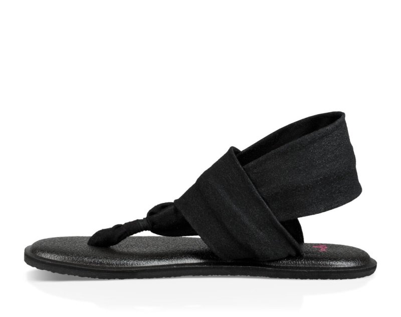 Sandalias Sanuk Yoga Sling Burst Niños Negros | MX-291128