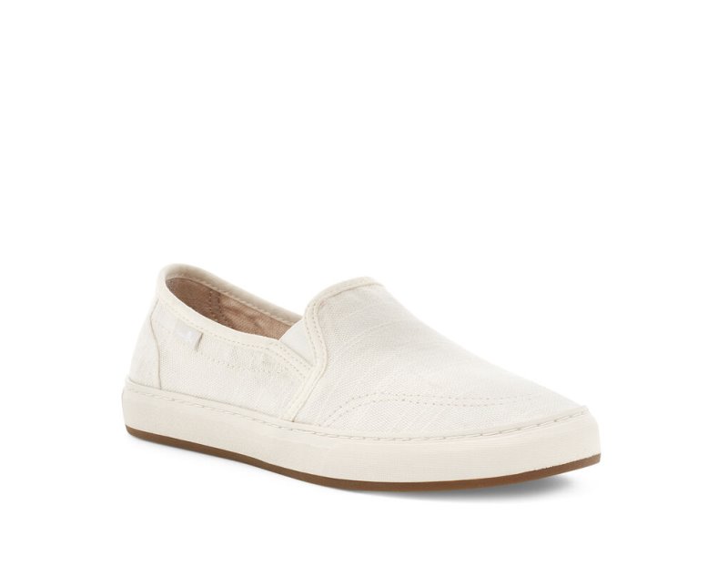 Zapatos Sanuk Avery Hemp Vegan Slip-on Mujer Blancos | MX-564887