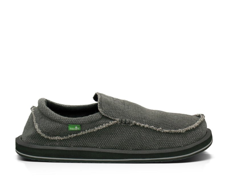 Zapatos Sanuk Chiba Hombre Negros | MX-446952