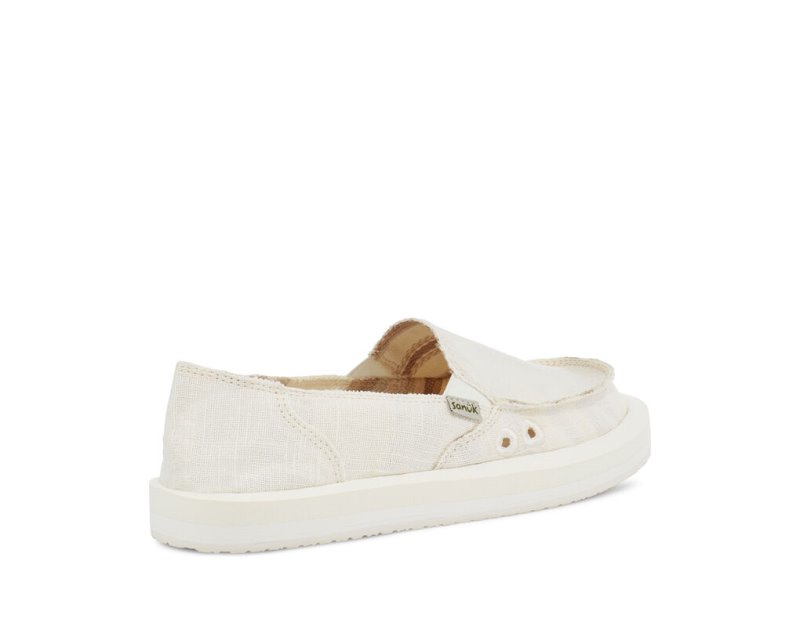 Zapatos Sanuk Donna ST Hemp Mujer Blancos | MX-545294