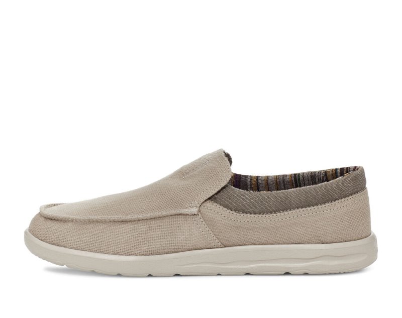 Zapatos Sanuk Hi Bro Lite Hemp Slip-on Hombre Beige | MX-926362