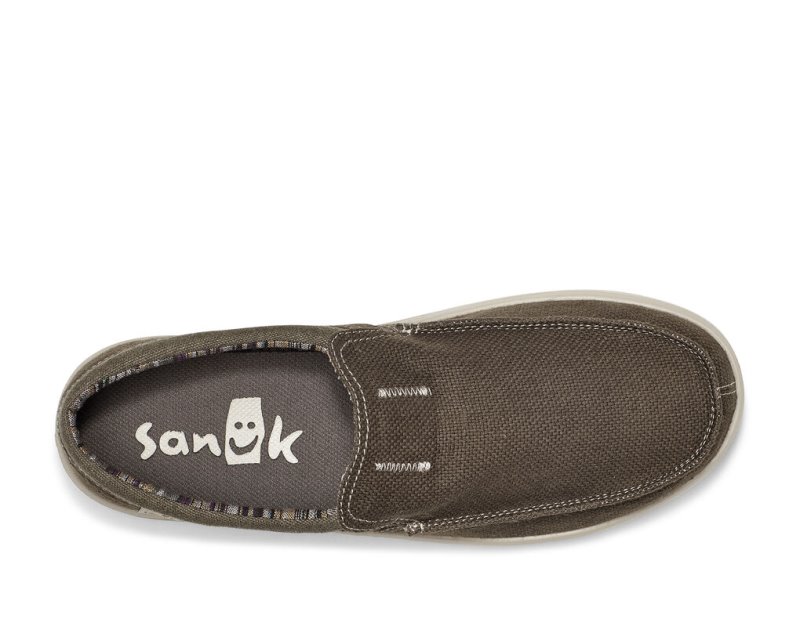 Zapatos Sanuk Hi Bro Lite Hemp Slip-on Hombre Grises | MX-994929