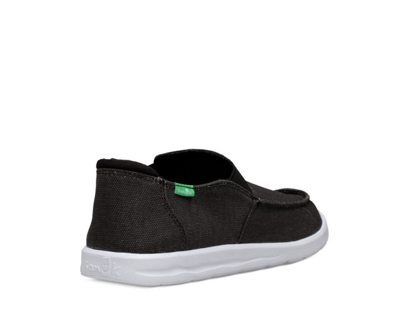 Zapatos Sanuk Hi Five Hombre Negros | MX-268562