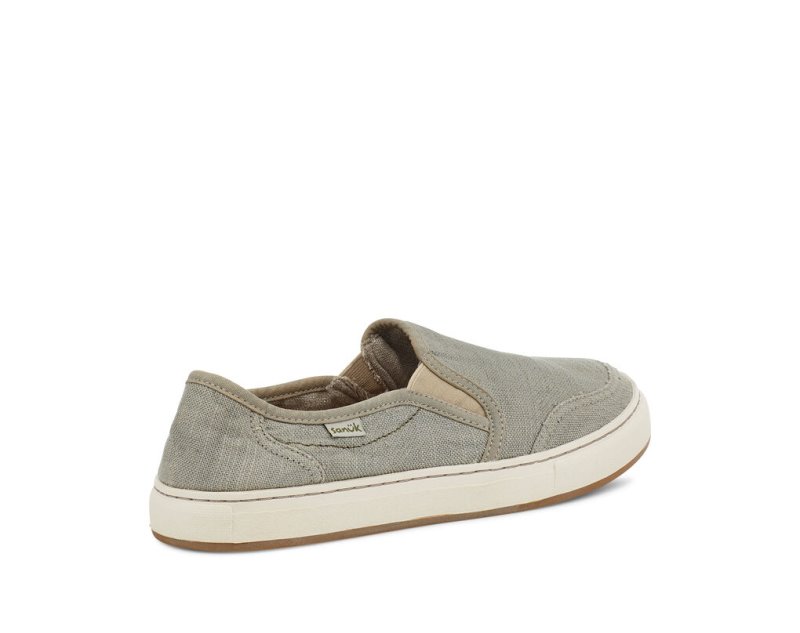 Zapatos Sanuk Tideline Hemp Slip-on Hombre Grises | MX-027942