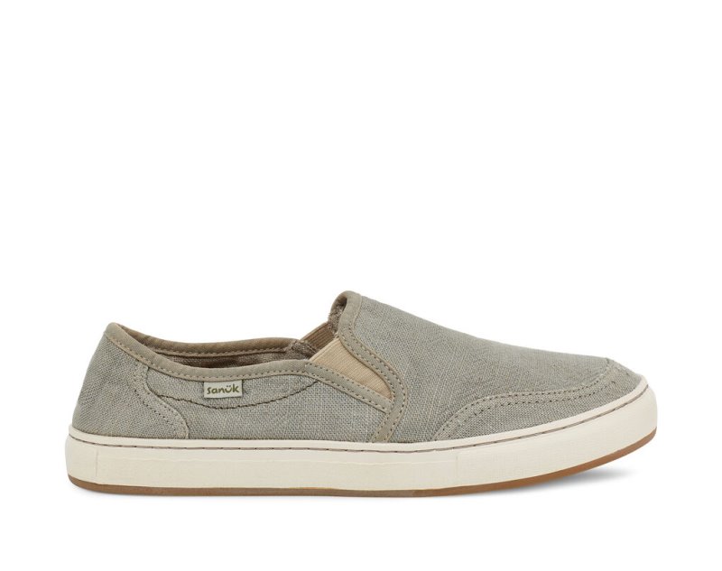 Zapatos Sanuk Tideline Hemp Slip-on Hombre Grises | MX-027942