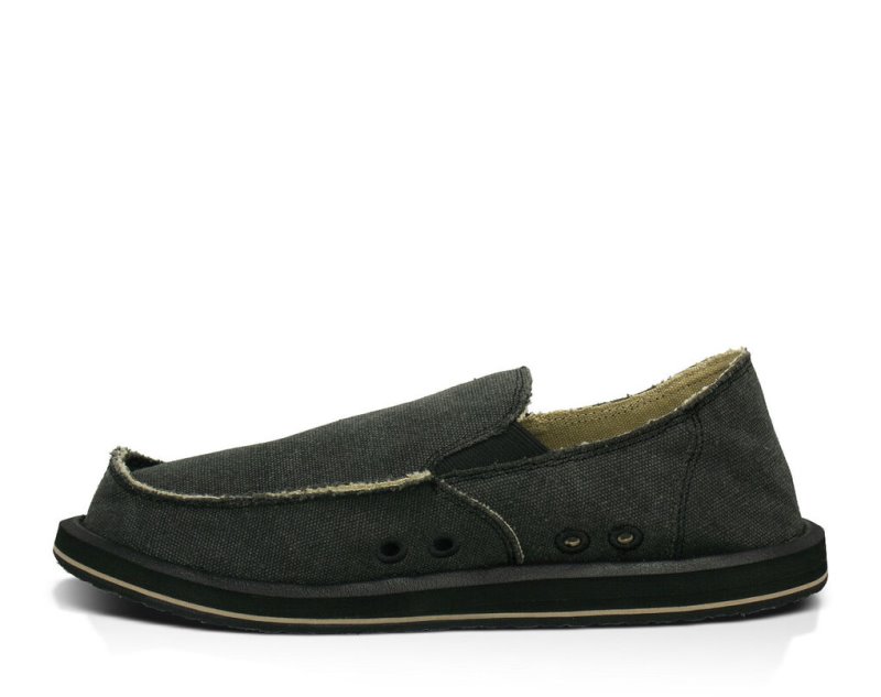 Zapatos Sanuk Vagabond Hombre Charcoal | MX-652261