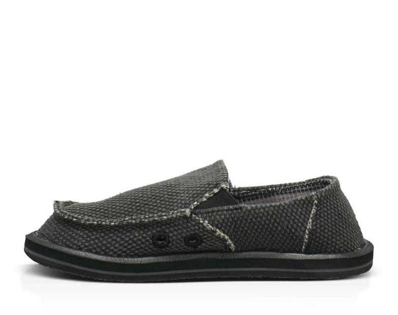 Zapatos Sanuk Vagabond Niños Negros | MX-492087