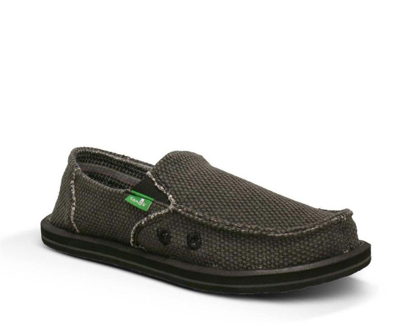 Zapatos Sanuk Vagabond Niños Negros | MX-758409