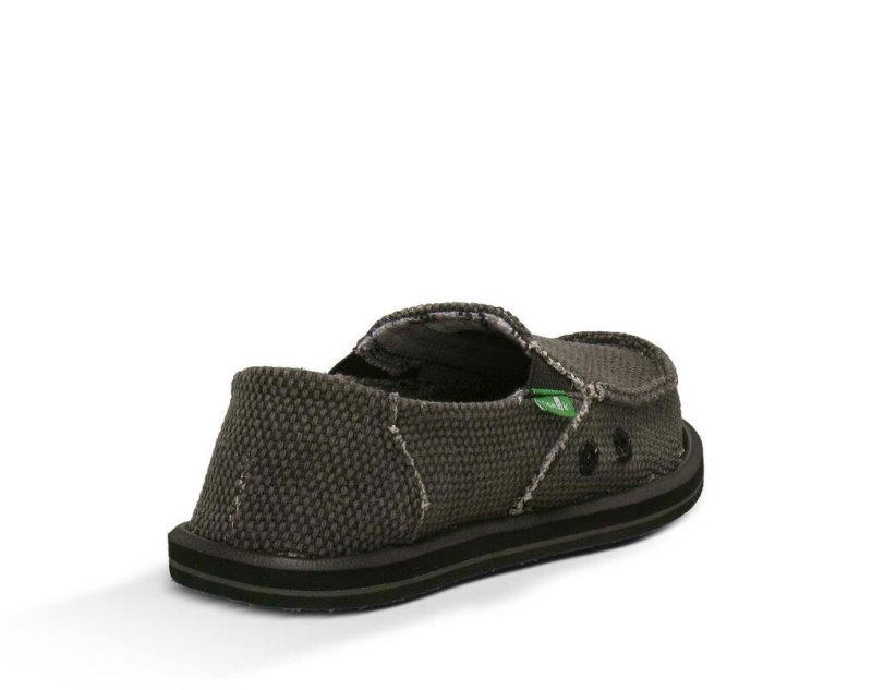 Zapatos Sanuk Vagabond Niños Negros | MX-758409