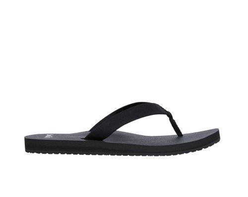 Chanclas Sanuk Ashland ST Vegan Mujer Negros | MX-446163